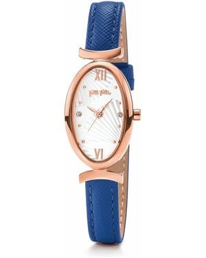 Folli Follie Ladies Watch Quartz Stainless Steel - Blue