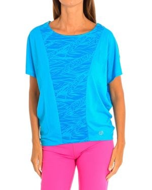 Zumba Short-Sleeved Round Neck Sports T-Shirt Z1T00685 - Blue