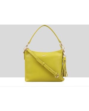 Paul Costelloe Mestolo Leather Multi Way Bag - Yellow