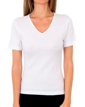 Abanderado Natural Therm Short Sleeve Thermoregulatory T-Shirt P04An - White