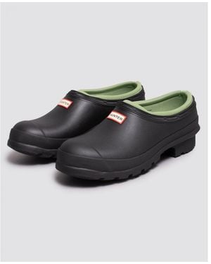 HUNTER Gardener Clog - Black