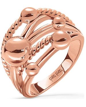 Folli Follie 1R18T011R-56 Ladies Ring - White