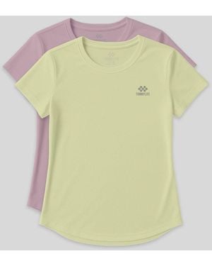 TOMMY LIFE Elastane T-Shirt - Yellow
