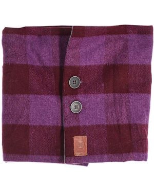 Buff Fleece Lined Button Down Collar 97600 - Purple