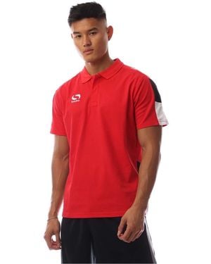 Sondico Venata Collared Neck Short Sleeve Polo T-Shirt
