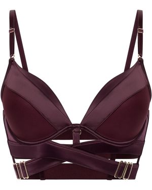 Hunkemöller Voorgevormde Push-up Longline Beugel Bh Colette - Paars