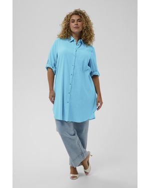 Kaffe Tuniek Kcpaula Tuniek Loose Fit - Blauw