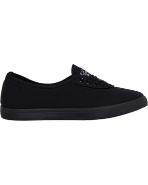 Original Penguin Susie Canvas Low Top Trainers - Blue
