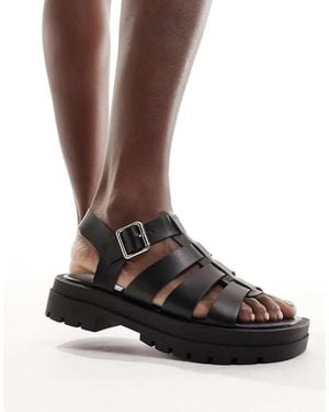 schuh Tobin Fisherman Sandals - Brown