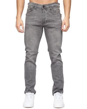 Crosshatch Malcolm Slim Fit Jeans - Grey
