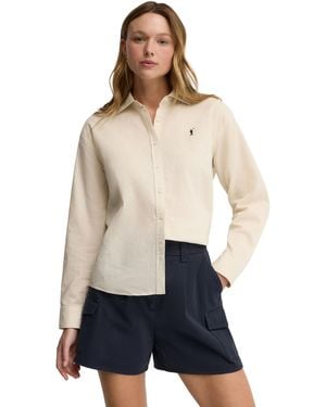POLO CLUB Long Sleeve Loose Fit Shirt Shirt-L-S26 - Natural