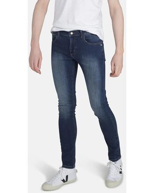 Monkee Genes Organic Cotton Skinny Fit Mid-Rise Denim Jeans - Blue