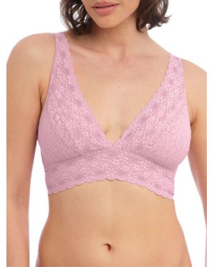 Wacoal Halo Lace Wire Free Soft Cup - Pink
