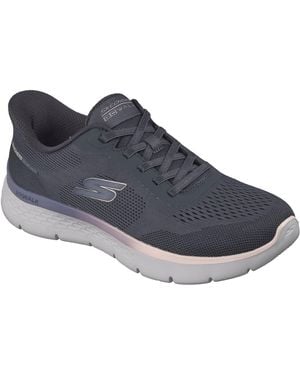 Skechers Go Walk Flex Azriel Textile Textile/Trim Trainers - Blue