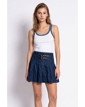 MixRay Cotton Skirt - Blue