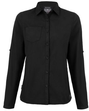 Craghoppers Ladies Kiwi Long-Sleeved Shirt - Black
