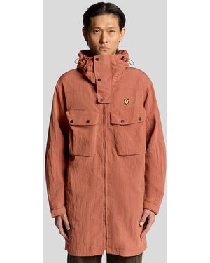 Lyle & Scott Waterdichte Guard Parka - Oranje