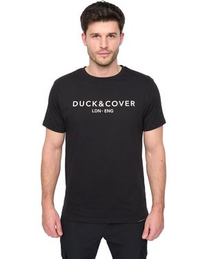 Duck and Cover Chamata T-Shirt Cotton - Black