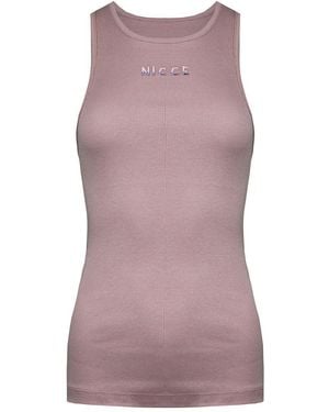Nicce London Otler Racer Vest - Purple