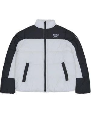 Reebok Ladies Reversible Puffer Jacket - Blue