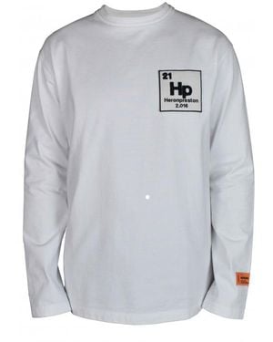 Heron Preston T-shirt Wit - Grijs