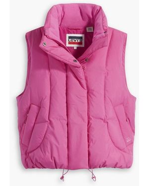 Levi's Levi's Rose Pillow Bubble Gilet - Pink