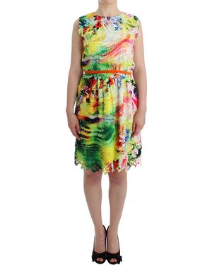 Lanre Da Silva Ajayi Organza Sheath Dress - Green