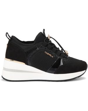 Carvela Kurt Geiger High Rise Swift Trainers - Black