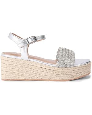 Carvela Kurt Geiger Treccia Flatform Sandals - White