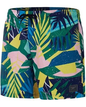 Speedo Printed Leisure 16 Inch Water Shorts - Blue