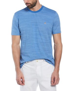 Original Penguin Cotton Slub T Shirt - Blue