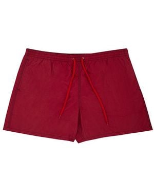 Malo Swim Trunks Drawstring Closure - Red