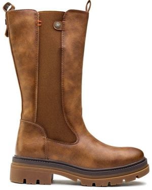 Refresh Gusset Boots - Brown