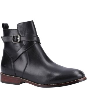 Hush Puppies Cassidy Suede Boots - Black
