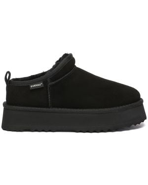EverAu Australia Ever Au Partridge Classic Ultra Mini Platform Boots - Black