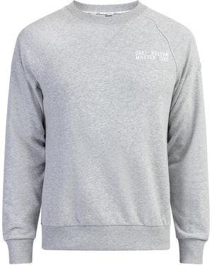 Dreimaster Sweatshirt Met Ronde Hals Bridgeport Licht Grijs Melange