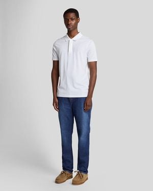 Lyle & Scott Slim Fit 5 Pocket Denim Jeans - Blue