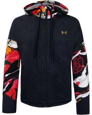 Under Armour Floral Track Jacket Textile - Blue