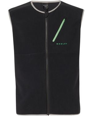 Oakley Zip Up Hydrofree Hybrid Pile Vest 412767 02E - Black