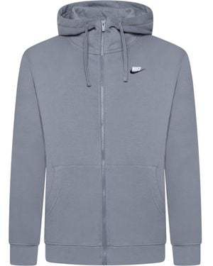 nike foundation hoodie blue