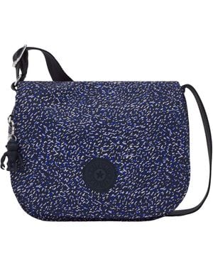 Kipling Loreen M Printed Crossbody Bag - Blue