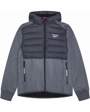 Reebok Mixed Media Jacket (Ice) - Blue