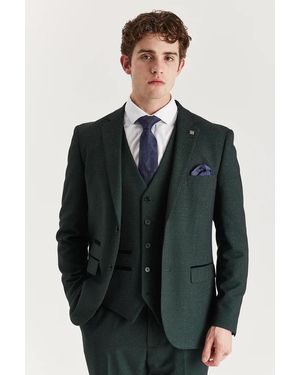 Paul Andrew Suit Blazer Prince Of Wales Formal - Grey