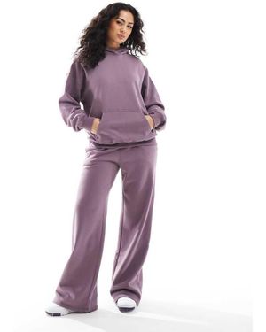 Hollister Logo Wide Leg Jogger Co-Ord - Purple