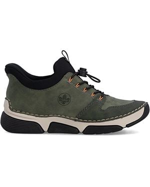 Rieker 45963 Slip-On Trainers Forest/Moss - Black