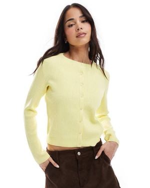 ASOS Knitted Cardigan - Yellow
