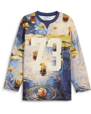 PUMA Dylan Exhibit Hockey-Inspired Basketball Jumper - Blue