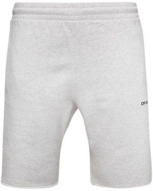 Off-White c/o Virgil Abloh Diag Outline Jogg Shorts Cotton - Grey
