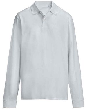 Sol's Adult Pique Long-Sleeved Polo Shirt (Pure) - Grey