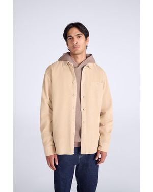 Mountain Warehouse 'Lewis' Cord Shirt With Chest Pocket Warm Cosy Layering Top - Blue